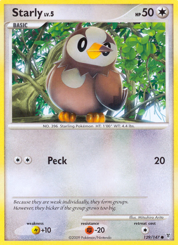 Starly (129/147) [Platino: Vencedores Supremos] 