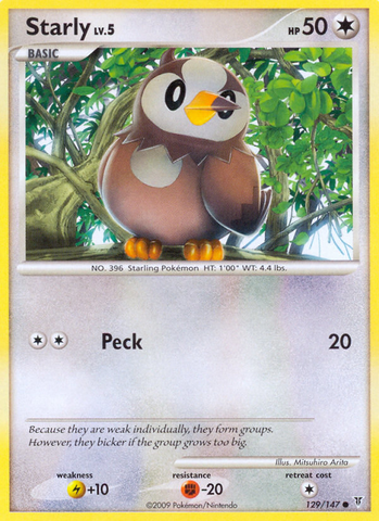 Starly (129/147) [Platino: Vencedores Supremos] 