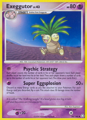 Exeggutor (54/146) [Diamante y Perla: Leyendas despiertas] 
