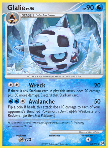 Glalie (18/99) [Platino: Arceus] 