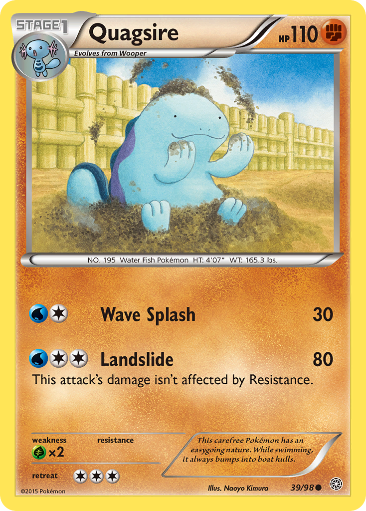 Quagsire (39/98) [XY: Orígenes antiguos] 