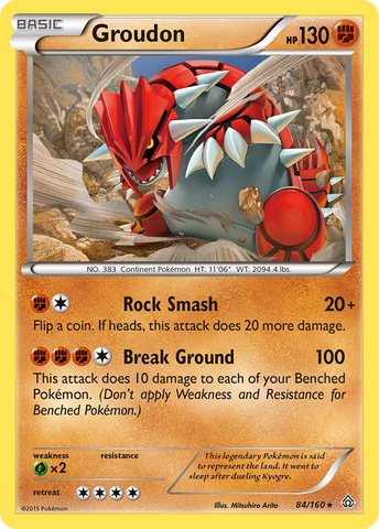 Groudon (84/160) [XY: Choque primigenio] 