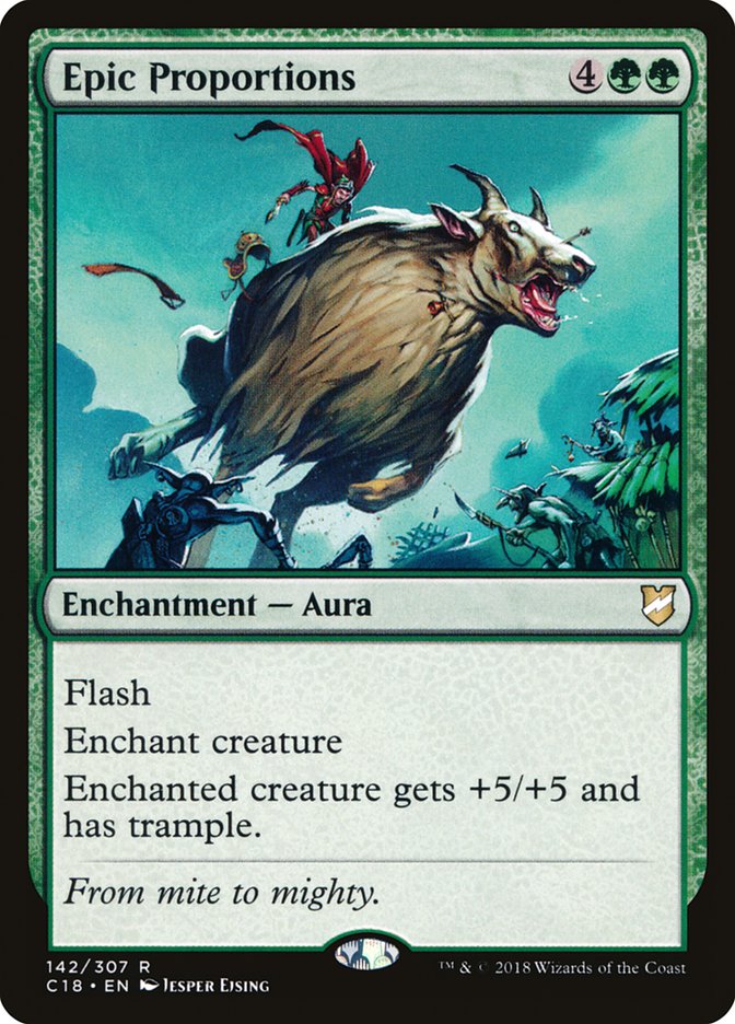 Proporciones épicas [Commander 2018] 