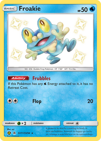 Froakie (SV11/SV94) [Sol y Luna: Destinos Ocultos - Bóveda Brillante] 