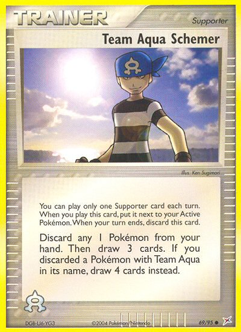 Equipo Aqua Schemer (69/95) [EX: Equipo Magma vs Equipo Aqua] 