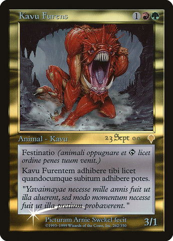 Raging Kavu [Promociones de invasión] 