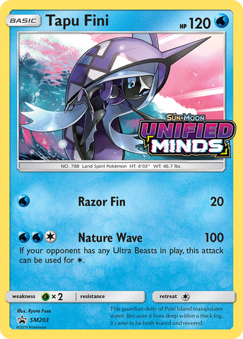 Tapu Fini (SM203) [Sol y Luna: Promociones Black Star] 