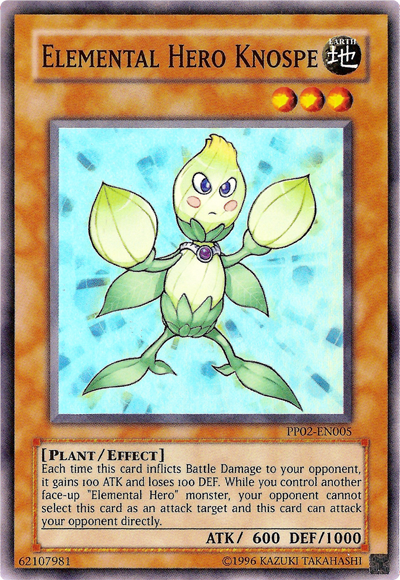 Héroe elemental Knospe [PP02-EN005] Súper raro 