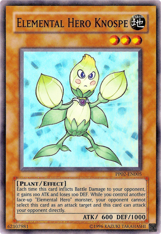 Héroe elemental Knospe [PP02-EN005] Súper raro 