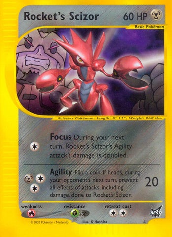Scizor de Rocket (4) [Lo mejor de las promociones] 