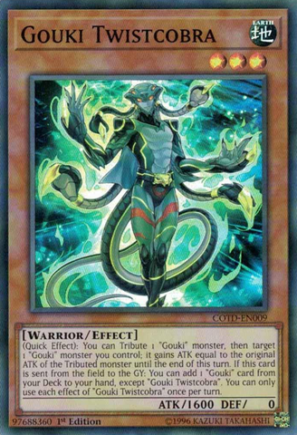 Gouki Twistcobra [COTD-EN009] Súper Raro 