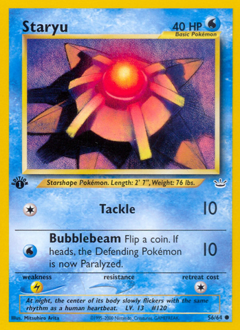 Staryu (56/64) [Neo Revelación 1.ª edición] 