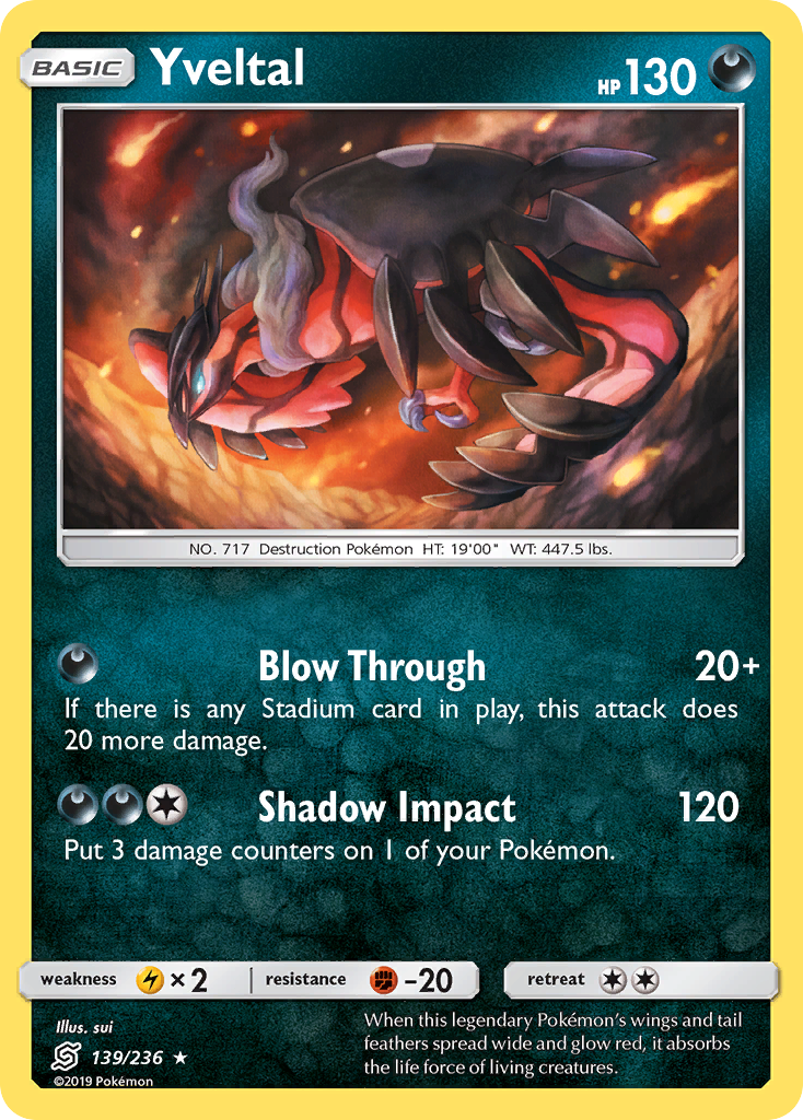 Yveltal (139/236) [Sol y Luna: Mentes unificadas] 