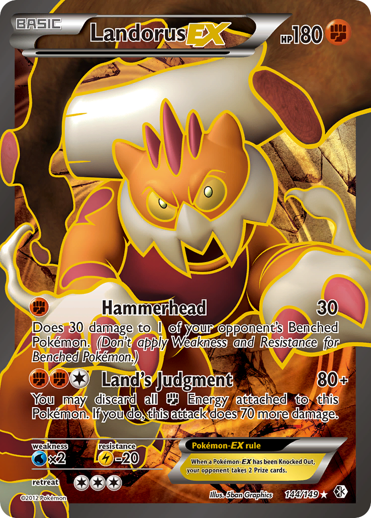 Landorus EX (144/149) [Blanco y negro: Límites cruzados] 