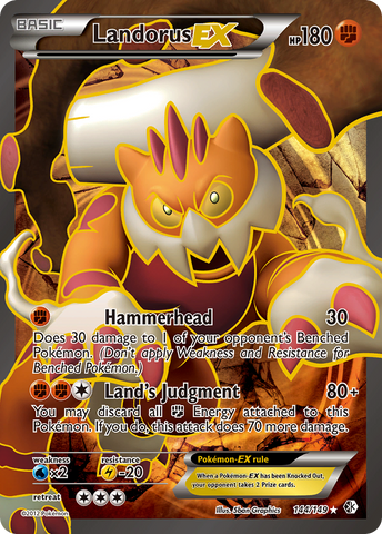 Landorus EX (144/149) [Blanco y negro: Límites cruzados] 