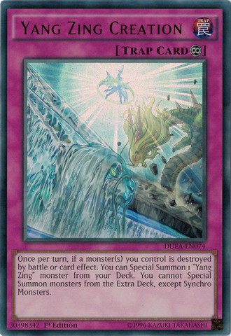 Creación de Yang Zing [DUEA-EN074] Ultra raro 