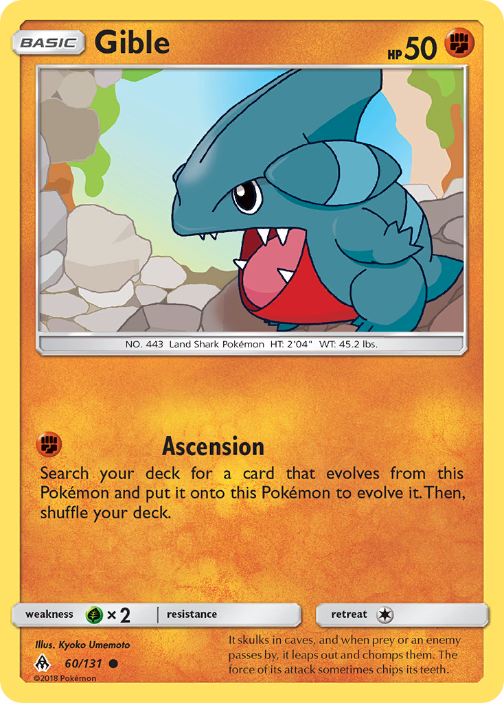 Gible (60/131) [Sol y Luna: Luz Prohibida] 