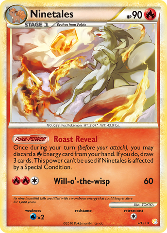 Ninetales (7/123) [HeartGold y SoulSilver: Conjunto básico] 