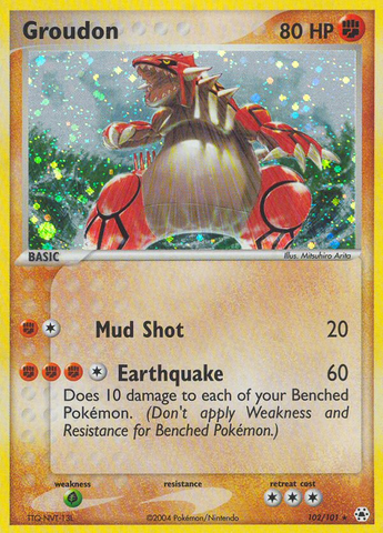 Groudon (102/101) [EX: Leyendas ocultas] 