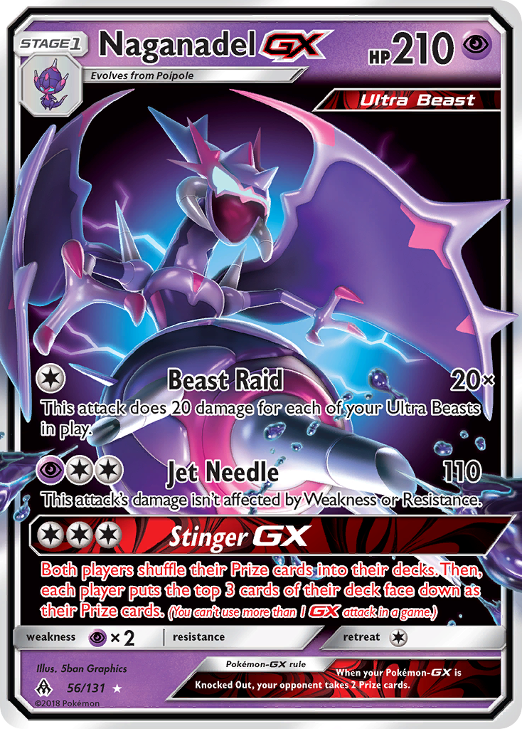 Naganadel GX (56/131) [Sol y Luna: Luz Prohibida] 