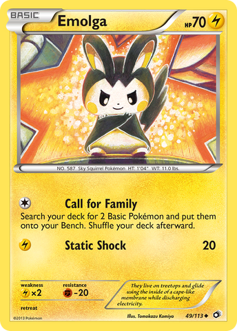 Emolga (49/113) [Blanco y negro: Tesoros legendarios] 