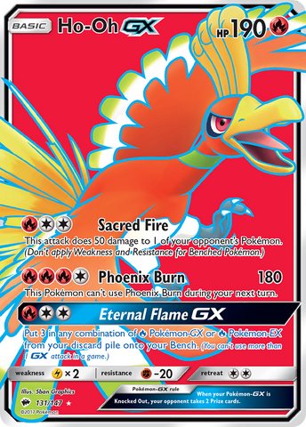 Ho-Oh GX (131/147) [Sol y Luna: Sombras ardientes] 