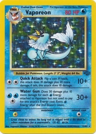 Vaporeon (12/64) [Selva ilimitada] 