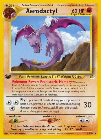 Aerodactyl (15/64) [Neo Revelación 1.ª edición] 