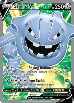 Steelix V (176/185) [Espada y escudo: voltaje vivo] 