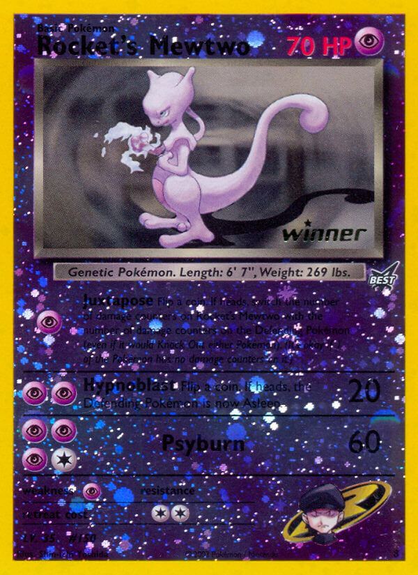 Rocket's Mewtwo (8) [Lo mejor de las promociones] 