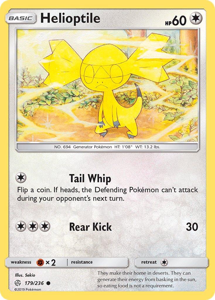 Helioptile (179/236) [Sol y Luna: Eclipse cósmico] 