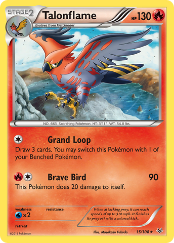 Talonflame (15/108) [XY: Cielos rugientes] 