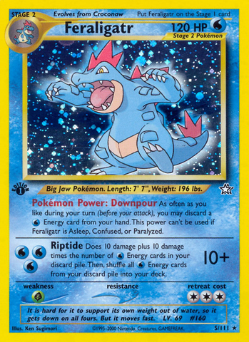 Feraligatr (5/111) [Neo Génesis 1.ª edición] 