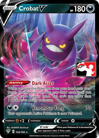Crobat V (104/189) [Paquete de premios Serie uno] 