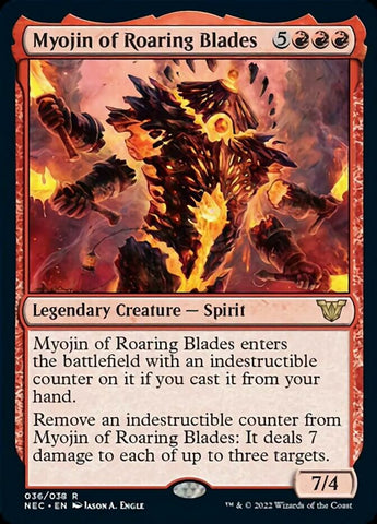 Myojin de Roaring Blades [Kamigawa: Comandante de la Dinastía Neón] 