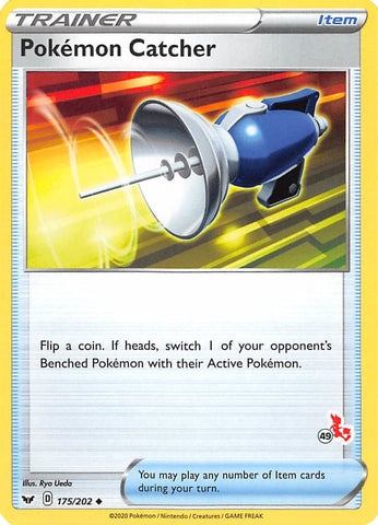 Pokemon Catcher (175/202) (Sello de Cinderace n.° 49) [Battle Academy 2022] 
