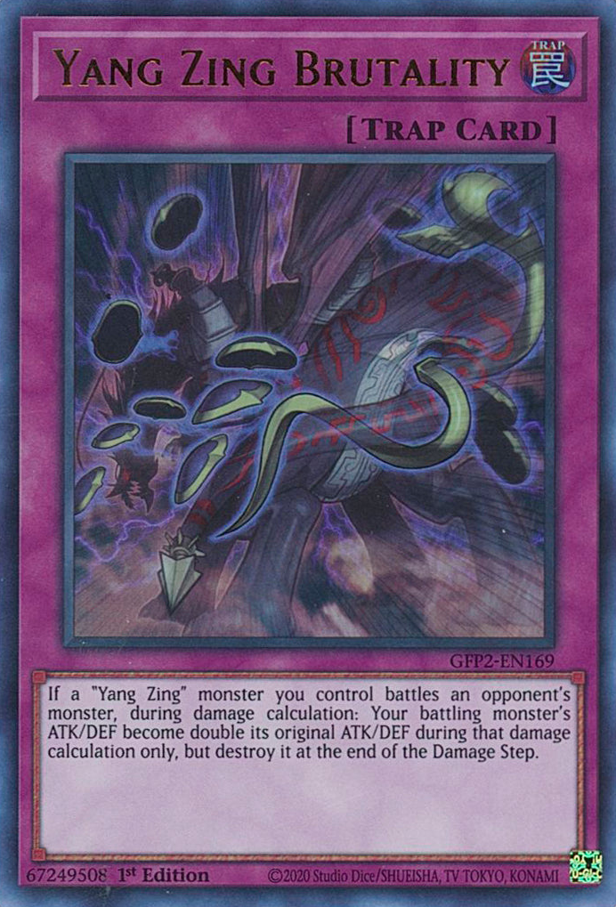 Brutalidad de Yang Zing [GFP2-EN169] Ultra raro 