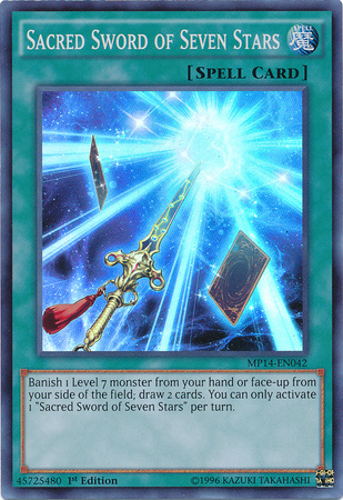 Espada Sagrada de las Siete Estrellas [MP14-EN042] Súper Rara 