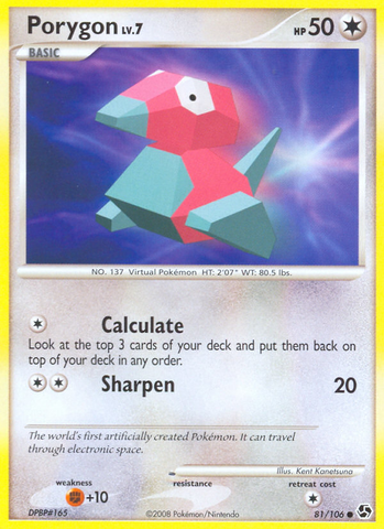 Porygon (81/106) [Diamante y Perla: Grandes encuentros] 