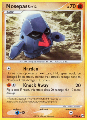 Nosepass (69/99) [Platino: Arceus] 