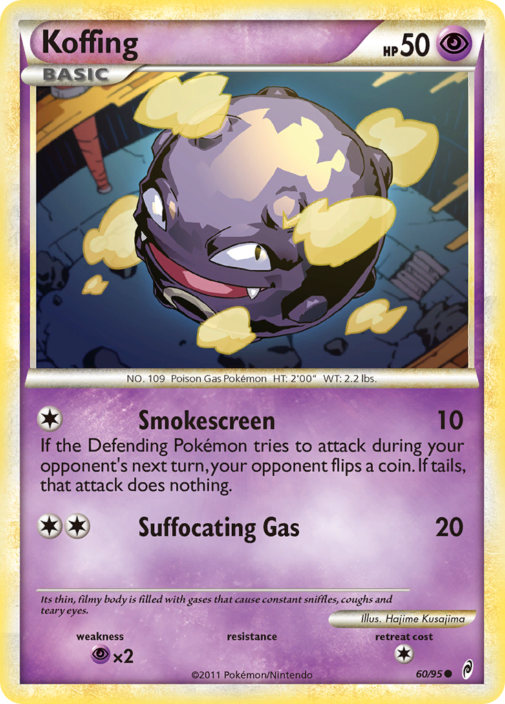 Koffing (60/95) [HeartGold y SoulSilver: Call of Legends] 