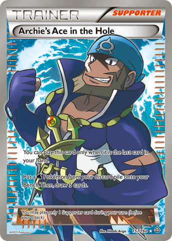 El as en la manga de Archie (157/160) [XY: Primal Clash] 