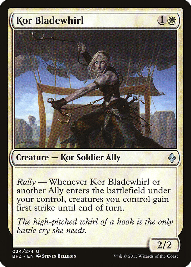 Kor Bladewhirl [Batalla por Zendikar] 