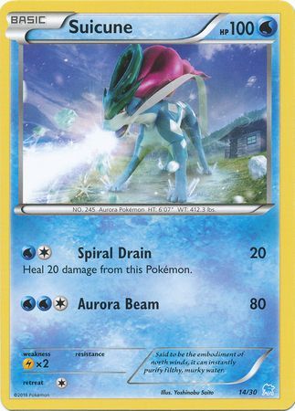 Suicune (14/30) [XY: Kit de entrenador 3 - Suicune] 