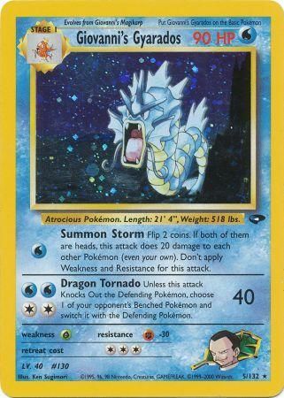 Gyarados de Giovanni (5/132) [Gym Challenge Unlimited] 