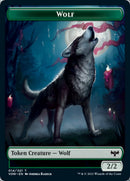 Lobo (011) // Lobo (014) Ficha de doble cara [Innistrad: Fichas de voto carmesí] 