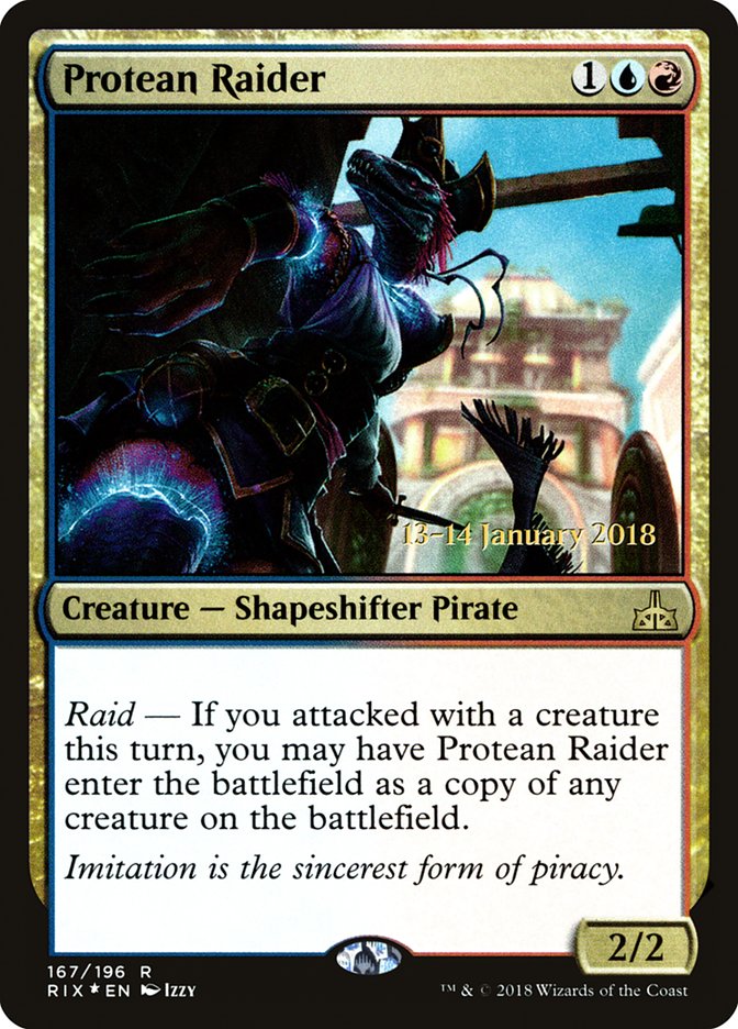 Protean Raider [Promociones de presentación de Rivales de Ixalan] 