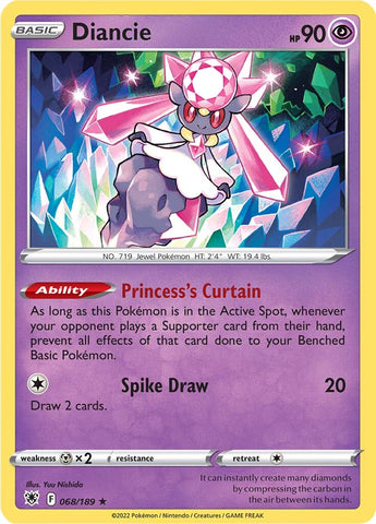 Diancie (068/189) [Espada y escudo: Resplandor astral] 