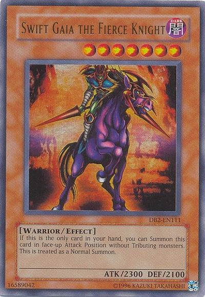 Swift Gaia el Caballero Feroz [DB2-EN111] Ultra Raro 