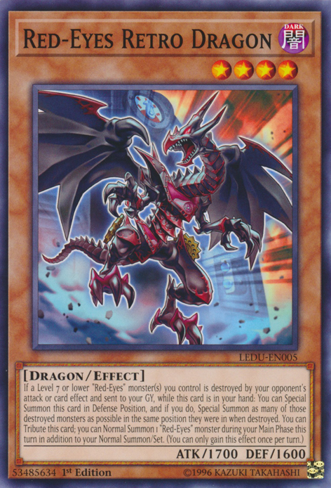 Dragón Retro de Ojos Rojos [LEDU-EN005] Común 